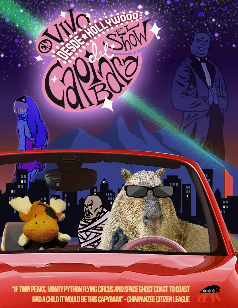 Póster de El Show del Capibara, spin-off de La Voz de Dio