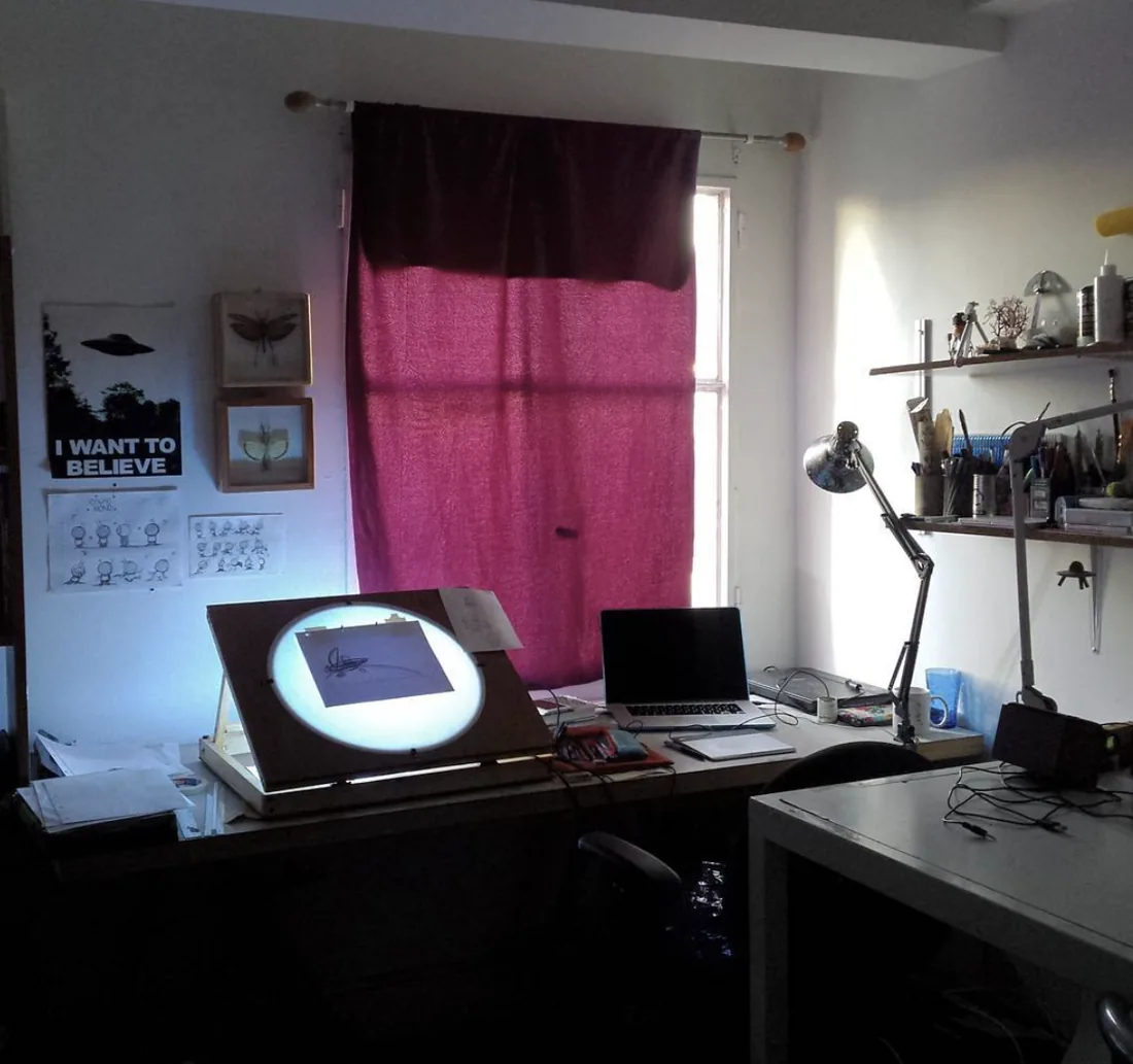 Estudio de trabajo de Juan Camarena