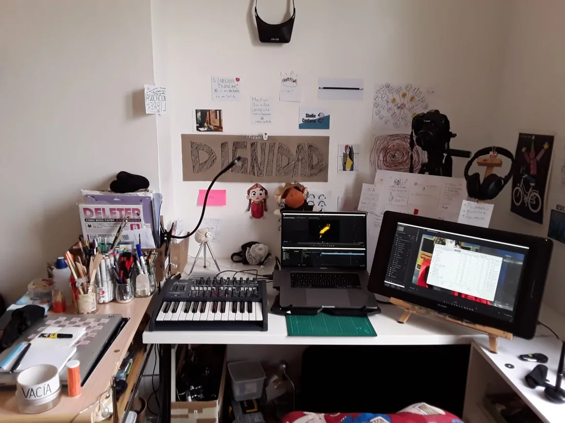 Estación de trabajo del estudio